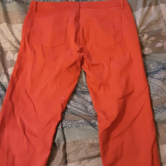 Celebrity Blues Juniors 17 Woman's 14 Red Skinny Jean Jegging - Picture 5 of 5